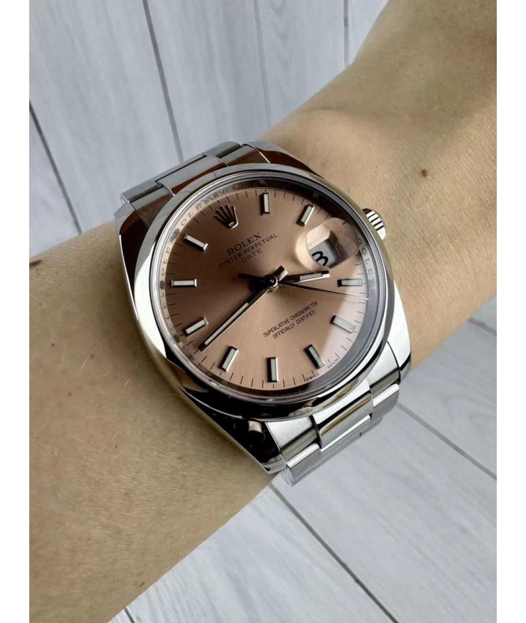 ROLEX Розовые часы, фото 2