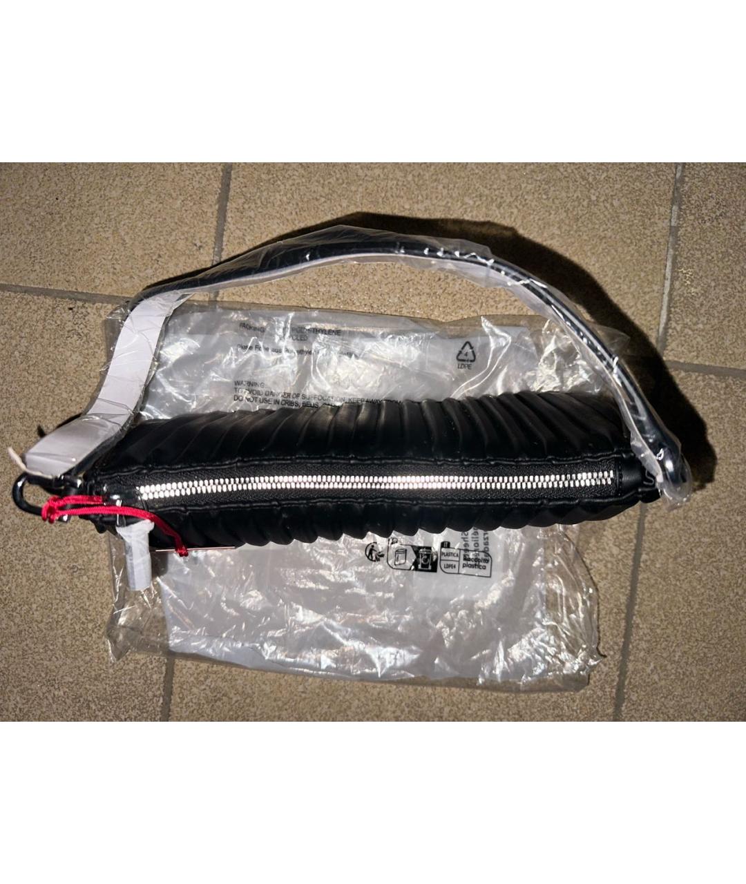 HUGO Черная сумка с короткими ручками из искусственной кожи, фото 3