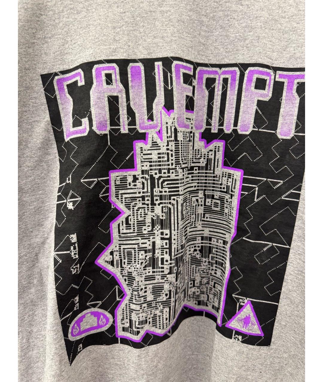 CAV EMPT Серая хлопковая футболка, фото 4