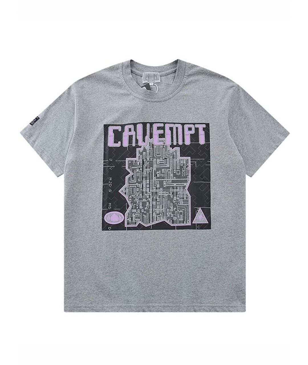 CAV EMPT Серая хлопковая футболка, фото 1