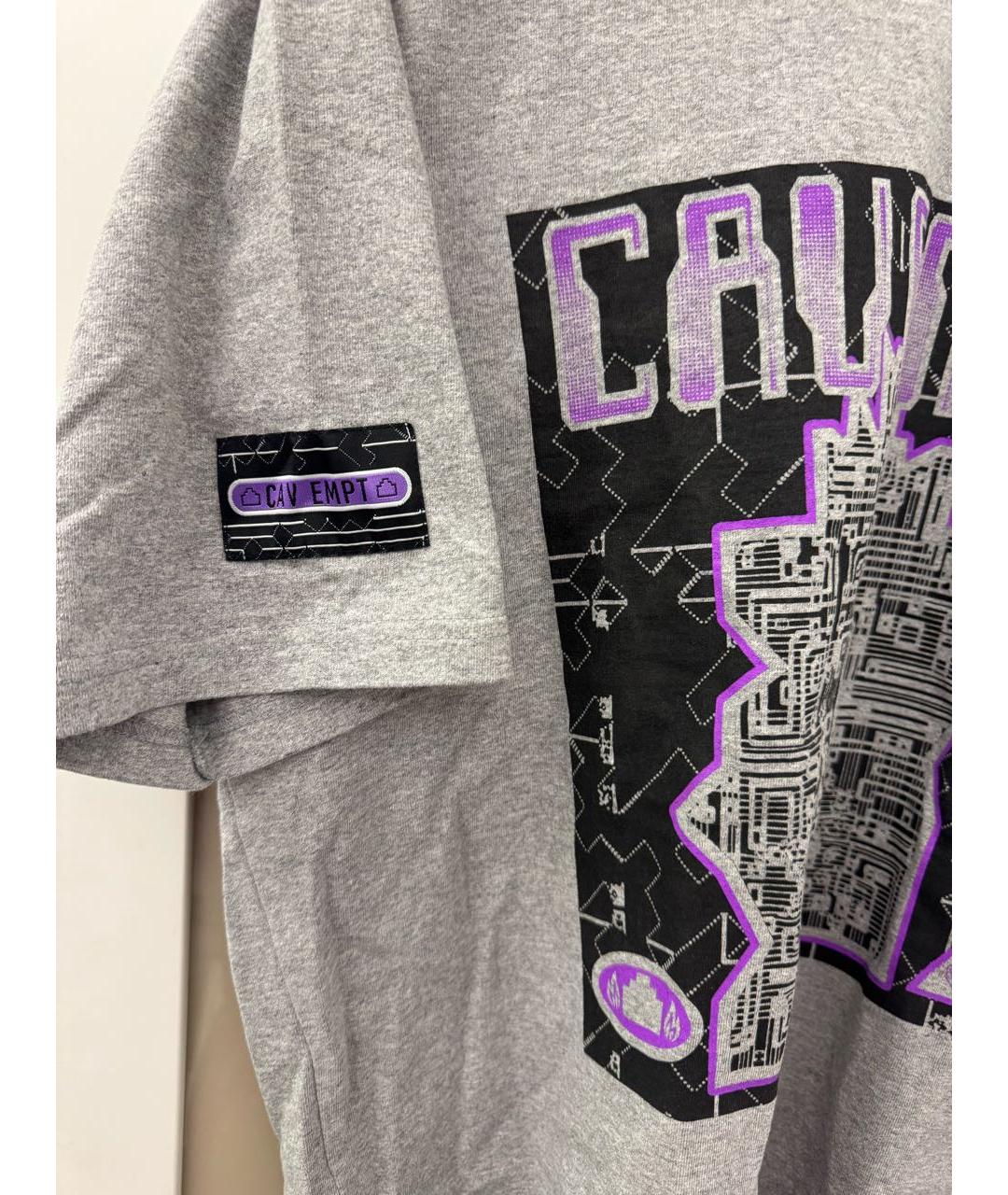 CAV EMPT Серая хлопковая футболка, фото 3
