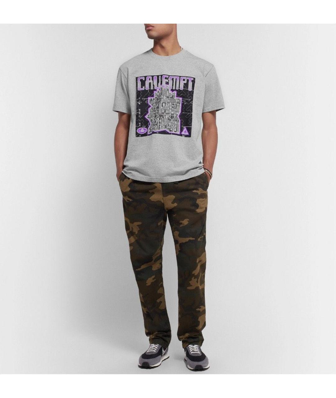 CAV EMPT Серая хлопковая футболка, фото 7