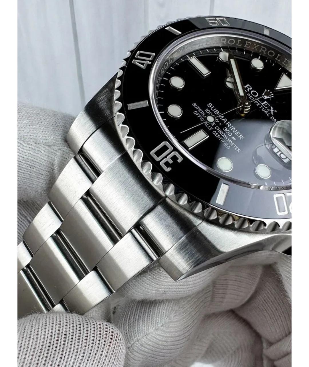 ROLEX Черные часы, фото 3