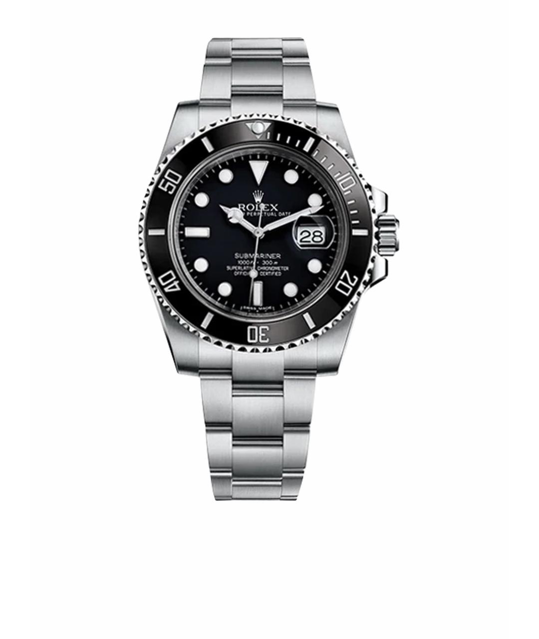 ROLEX Черные часы, фото 1