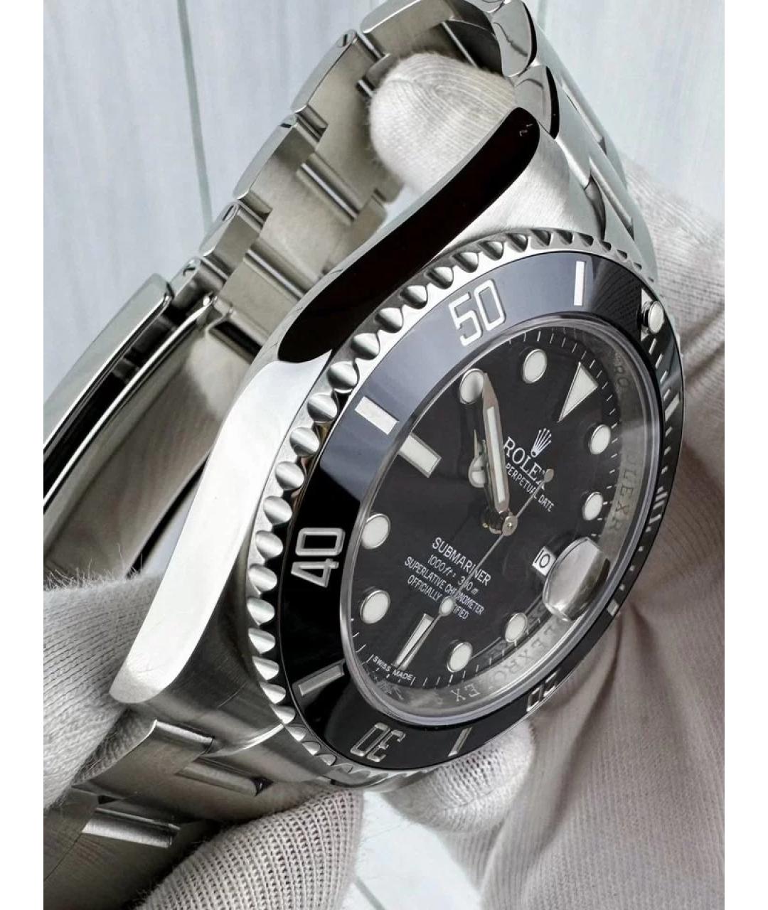 ROLEX Черные часы, фото 4
