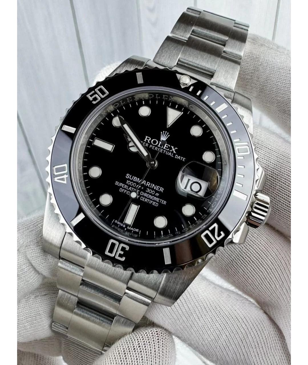 ROLEX Черные часы, фото 2