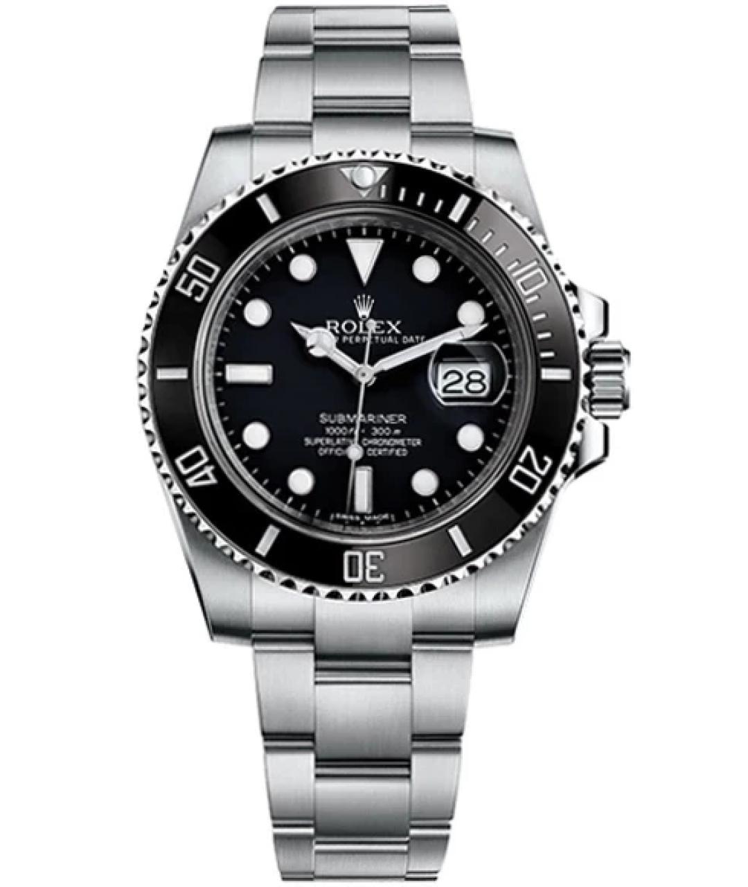 ROLEX Черные часы, фото 7