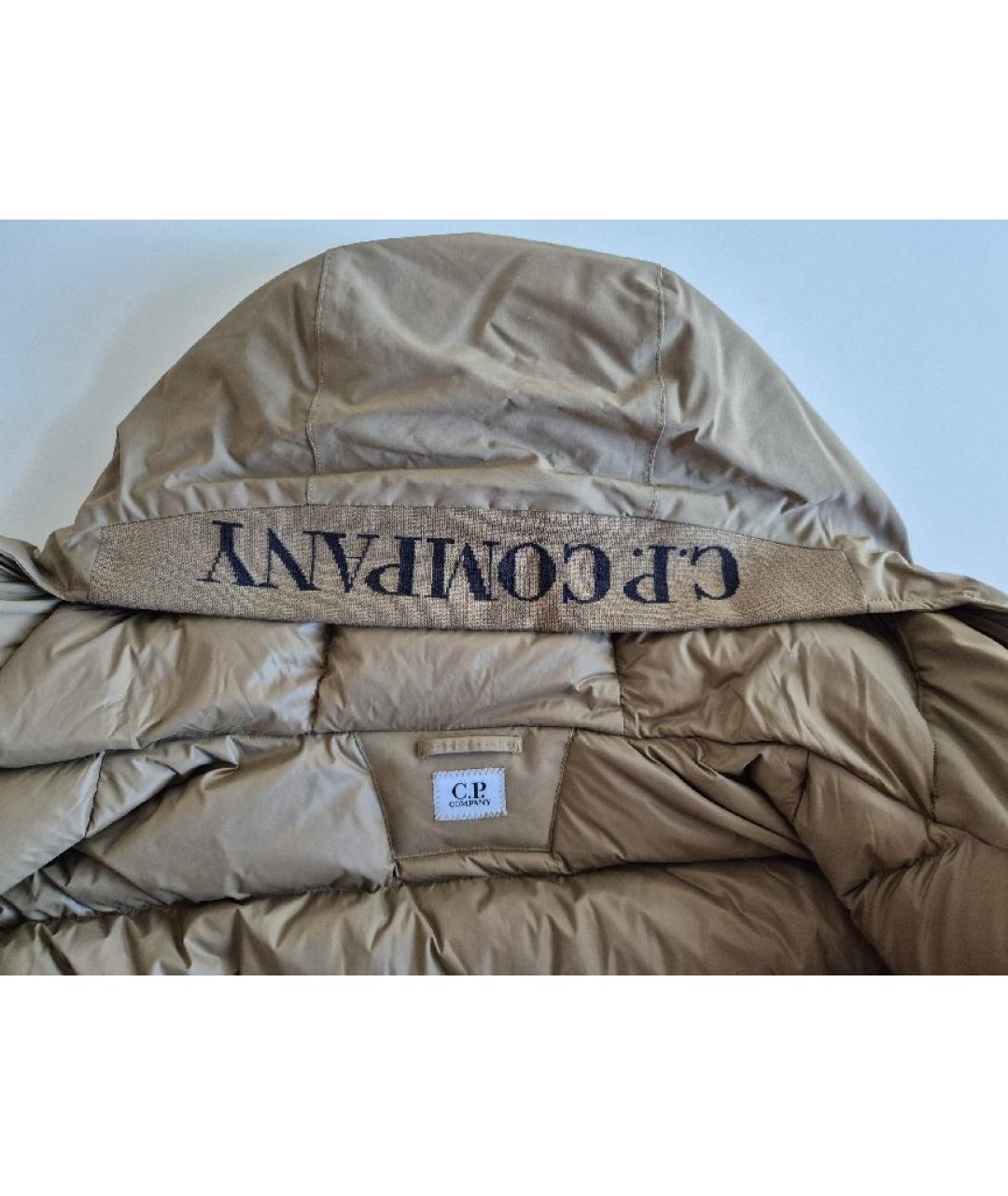 CP COMPANY Хаки полиамидовый пуховик, фото 4