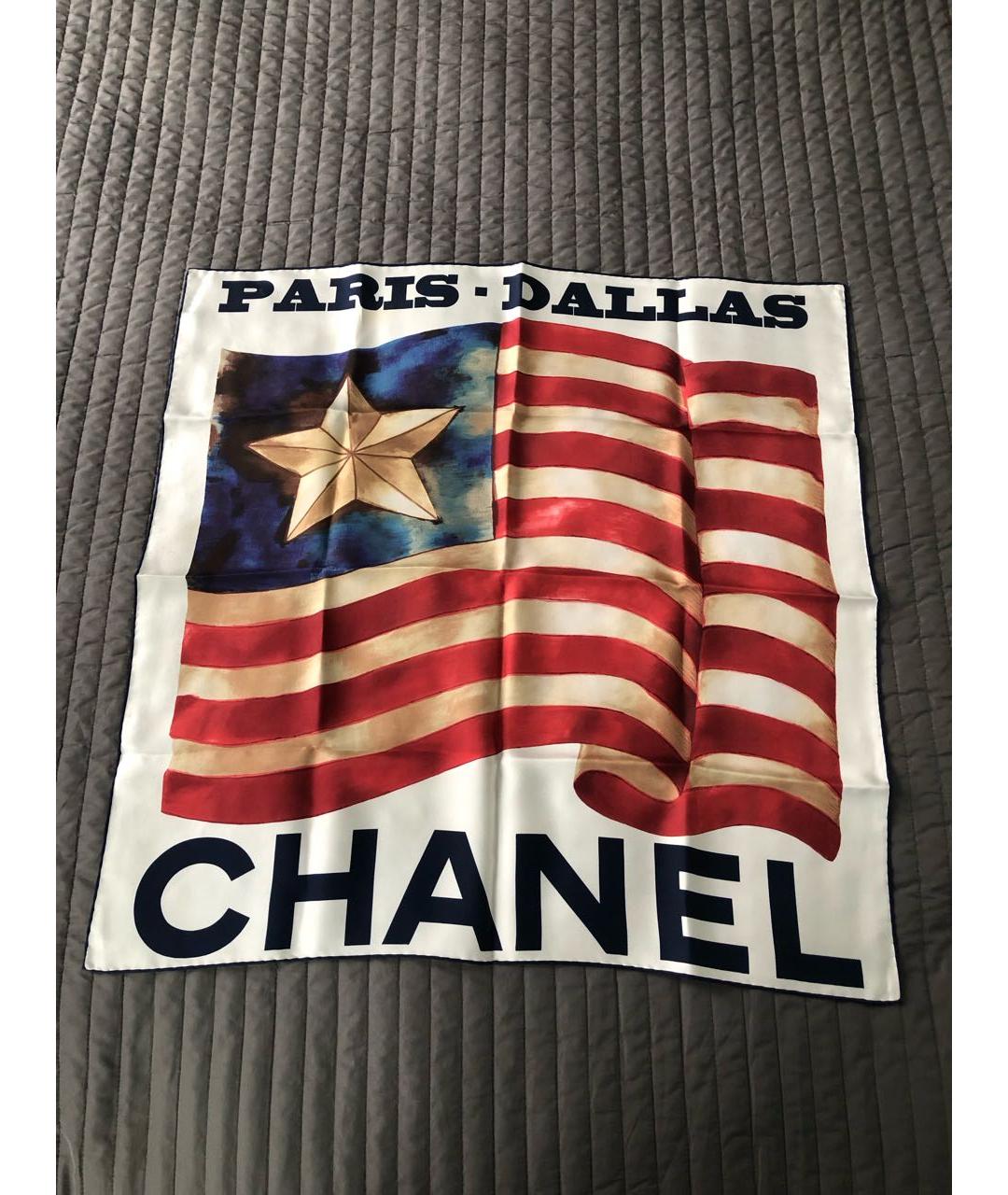 CHANEL Мульти шелковый платок, фото 4