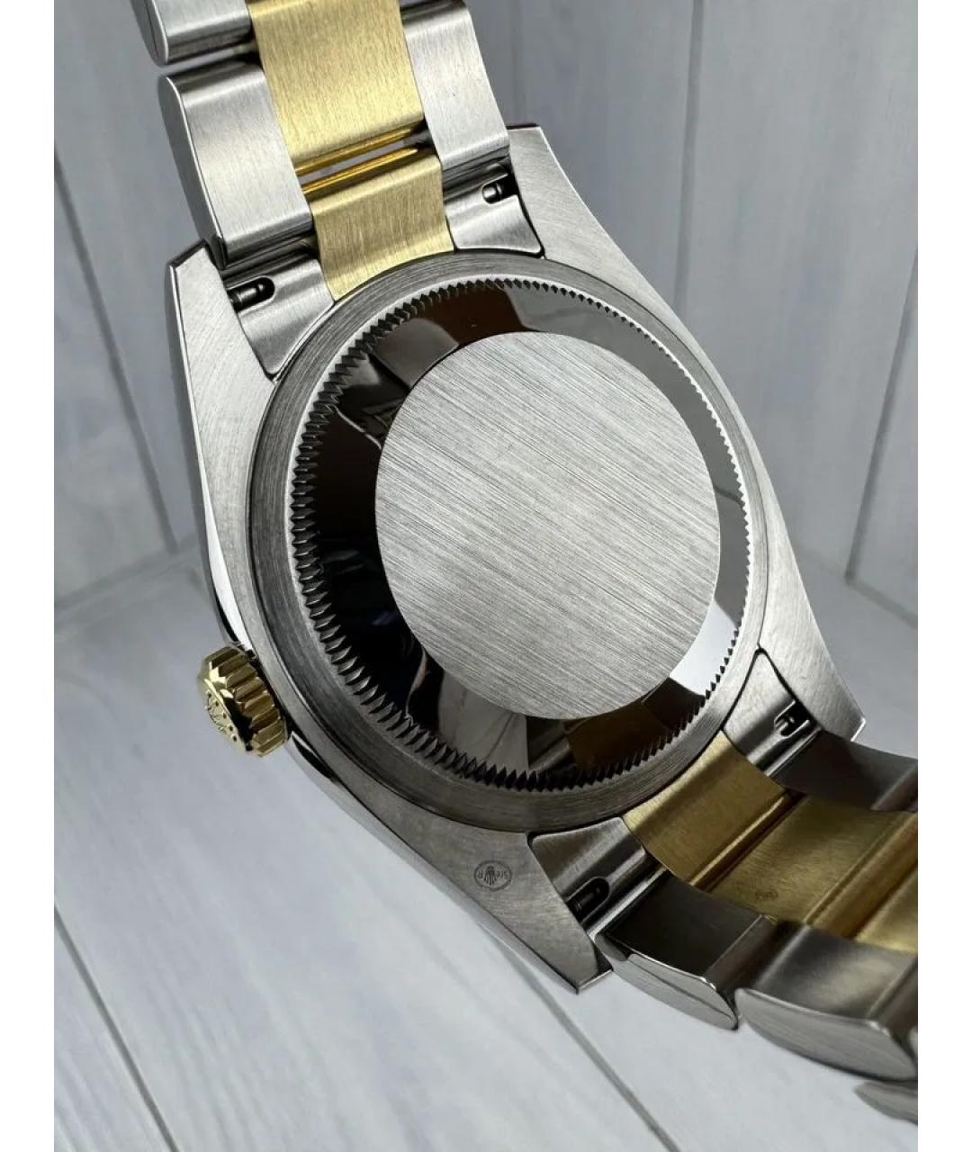 ROLEX Серые часы из желтого золота, фото 6
