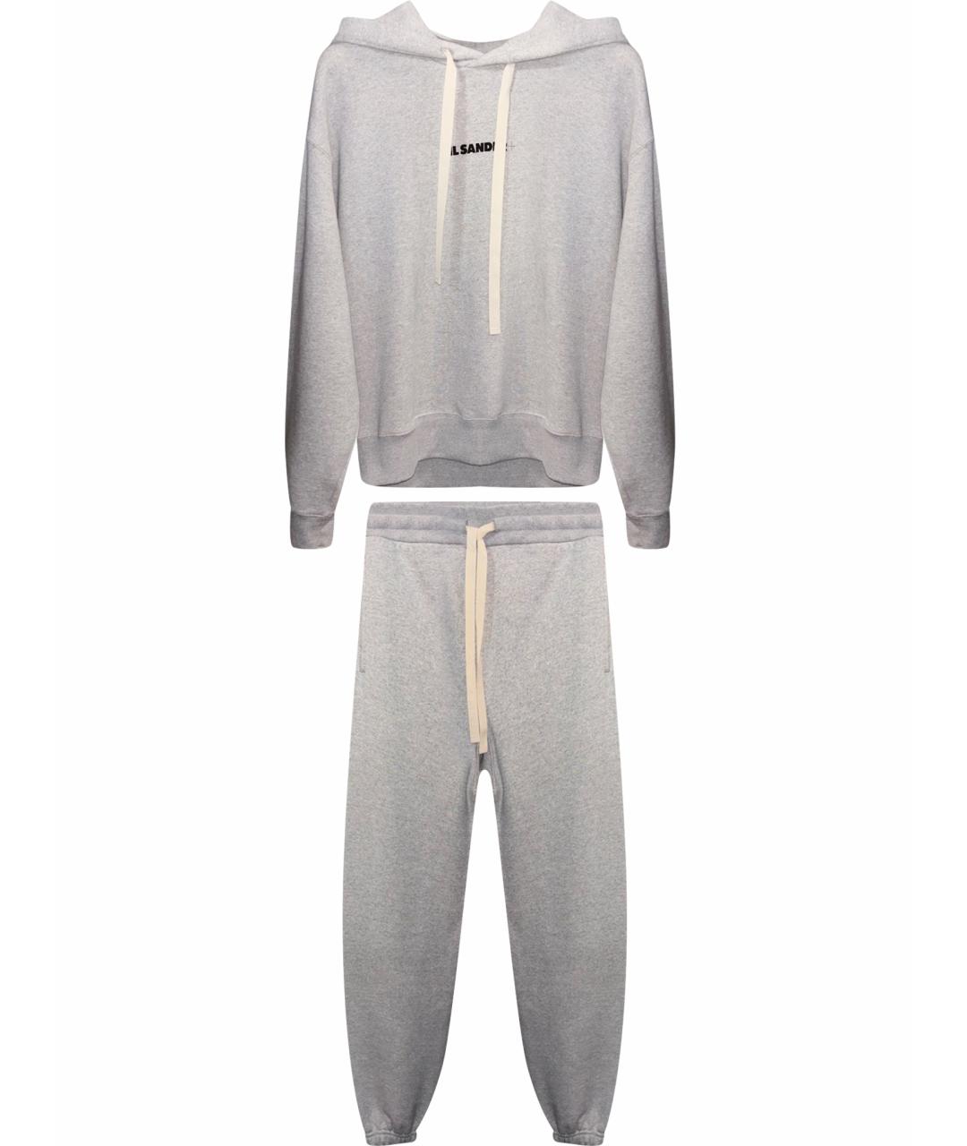 JIL SANDER Серый хлопковый спортивные костюмы, фото 1