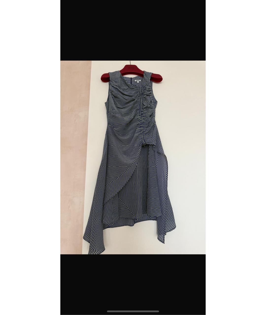 KENZO Мульти шелковое повседневное платье, фото 4