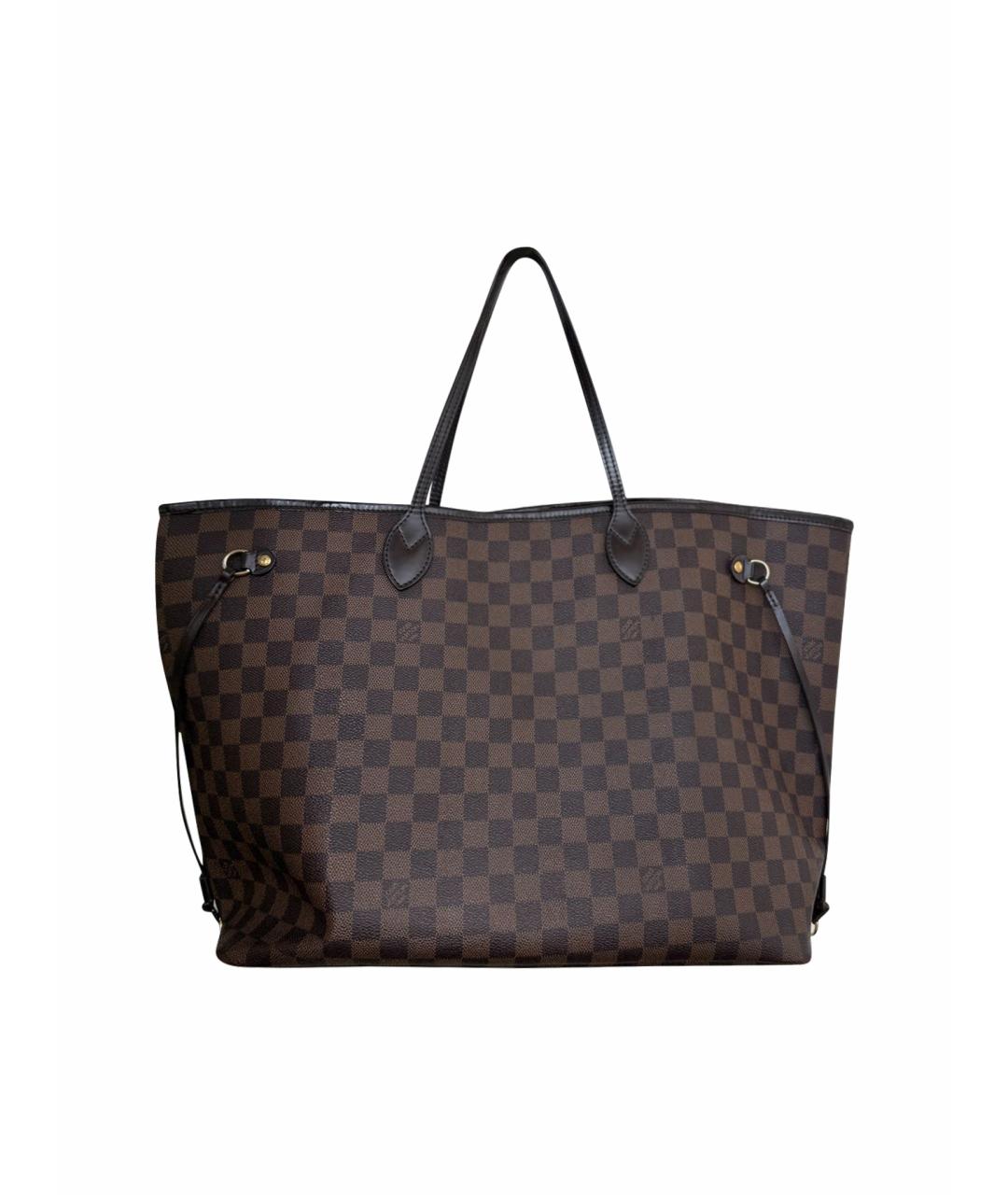 LOUIS VUITTON Коричневая сумка тоут, фото 1
