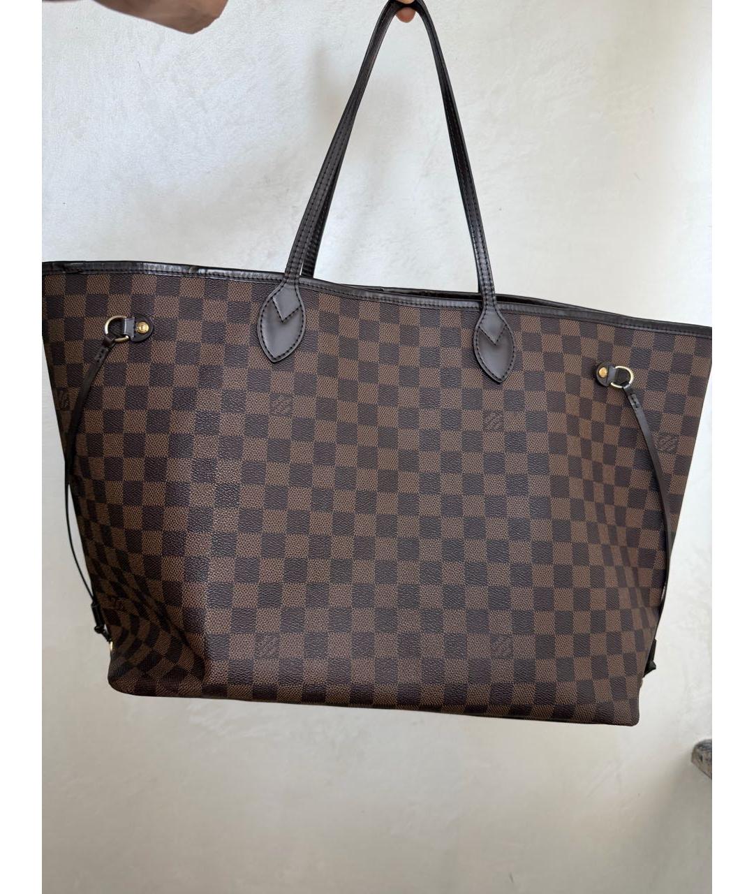 LOUIS VUITTON Коричневая сумка тоут, фото 2