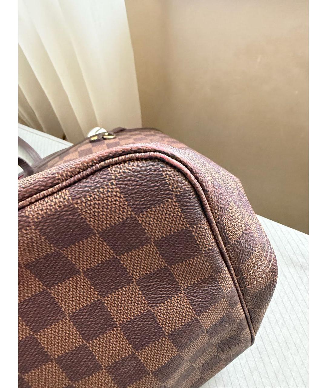 LOUIS VUITTON Коричневая сумка тоут, фото 6