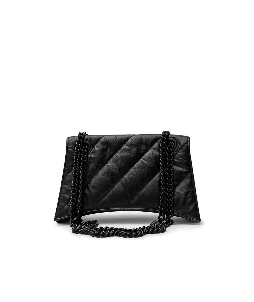 BALENCIAGA Черная кожаная сумка тоут, фото 3