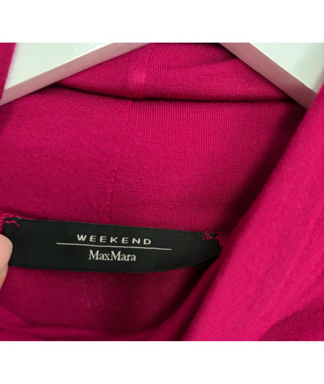 WEEKEND MAX MARA Фуксия водолазка, фото 3