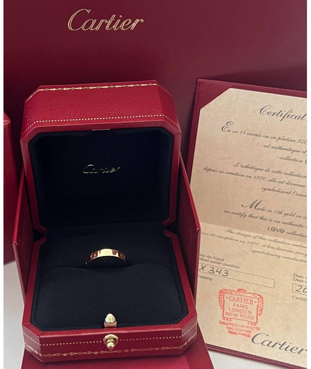 CARTIER Золотое кольцо из розового золота, фото 2