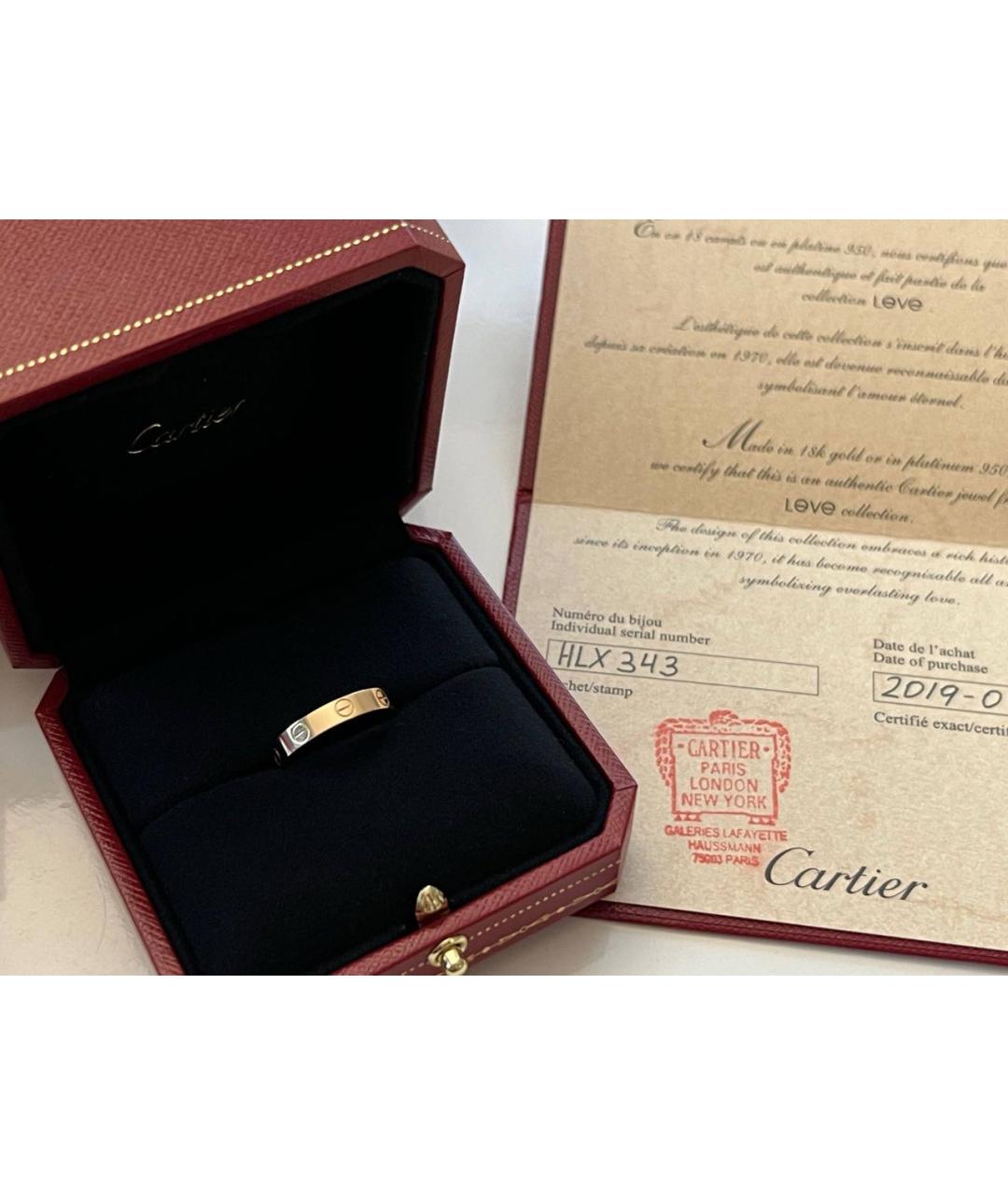 CARTIER Золотое кольцо из розового золота, фото 8