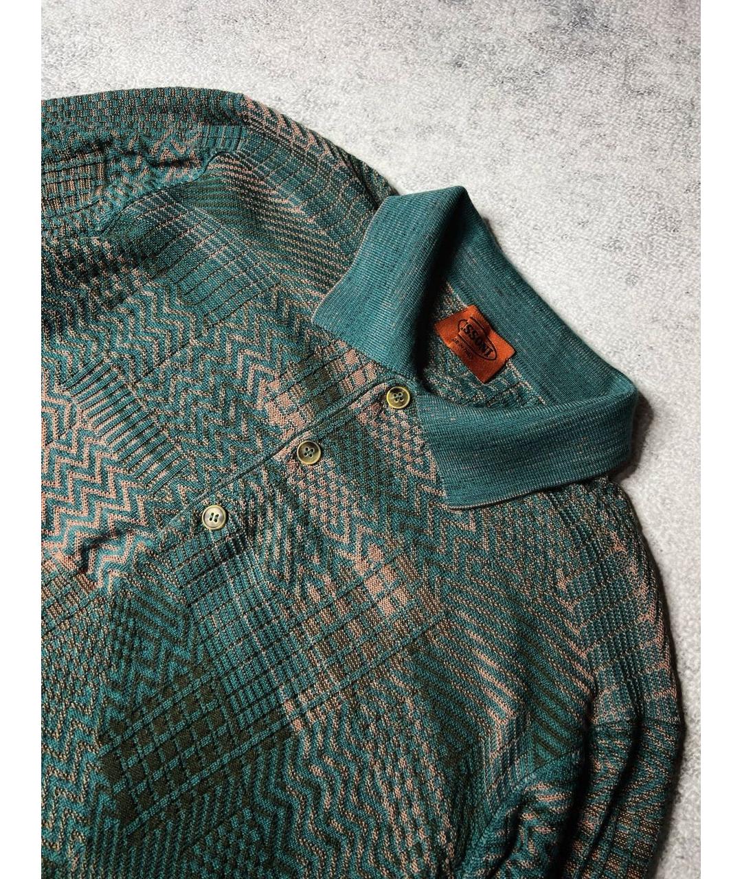 MISSONI Зеленый шерстяной джемпер / свитер, фото 5