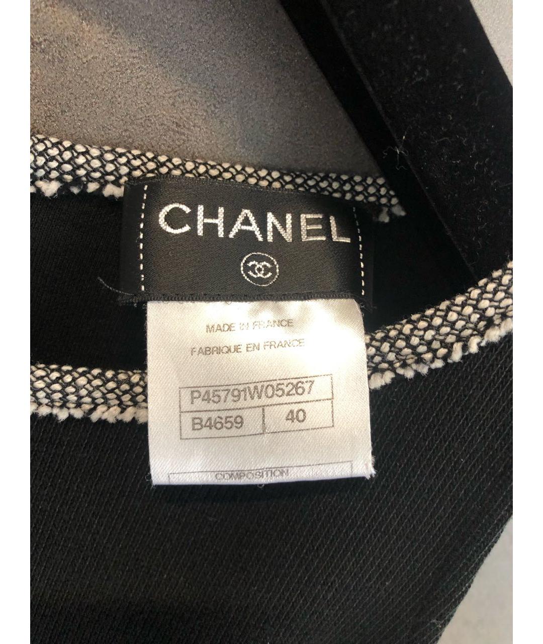 CHANEL Черное повседневное платье, фото 5