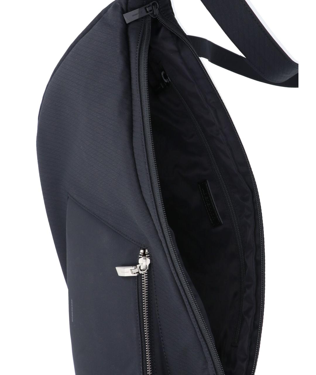 ADER ERROR Черная тканевая сумка на плечо, фото 4