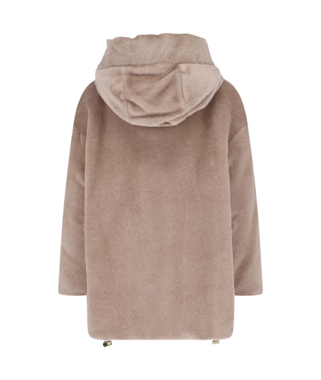 MAX MARA Бежевое шерстяное пальто, фото 2