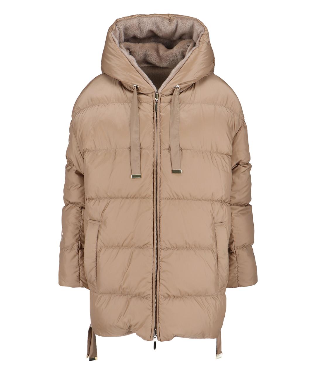 MAX MARA Бежевое шерстяное пальто, фото 6