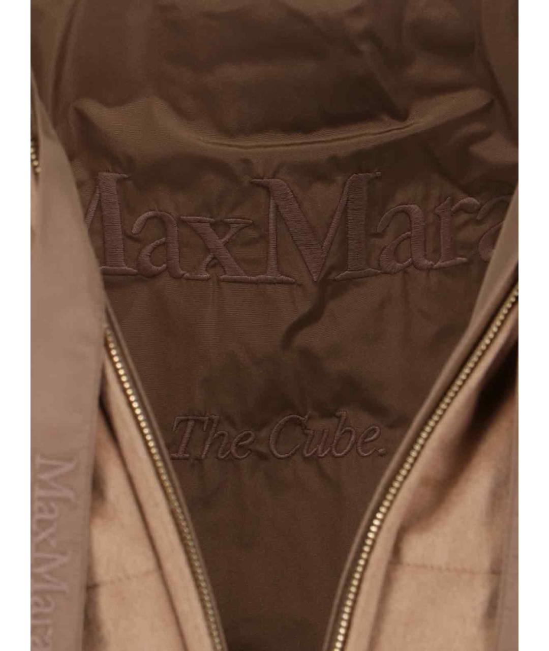 MAX MARA Бежевый шерстяной пуховик, фото 4