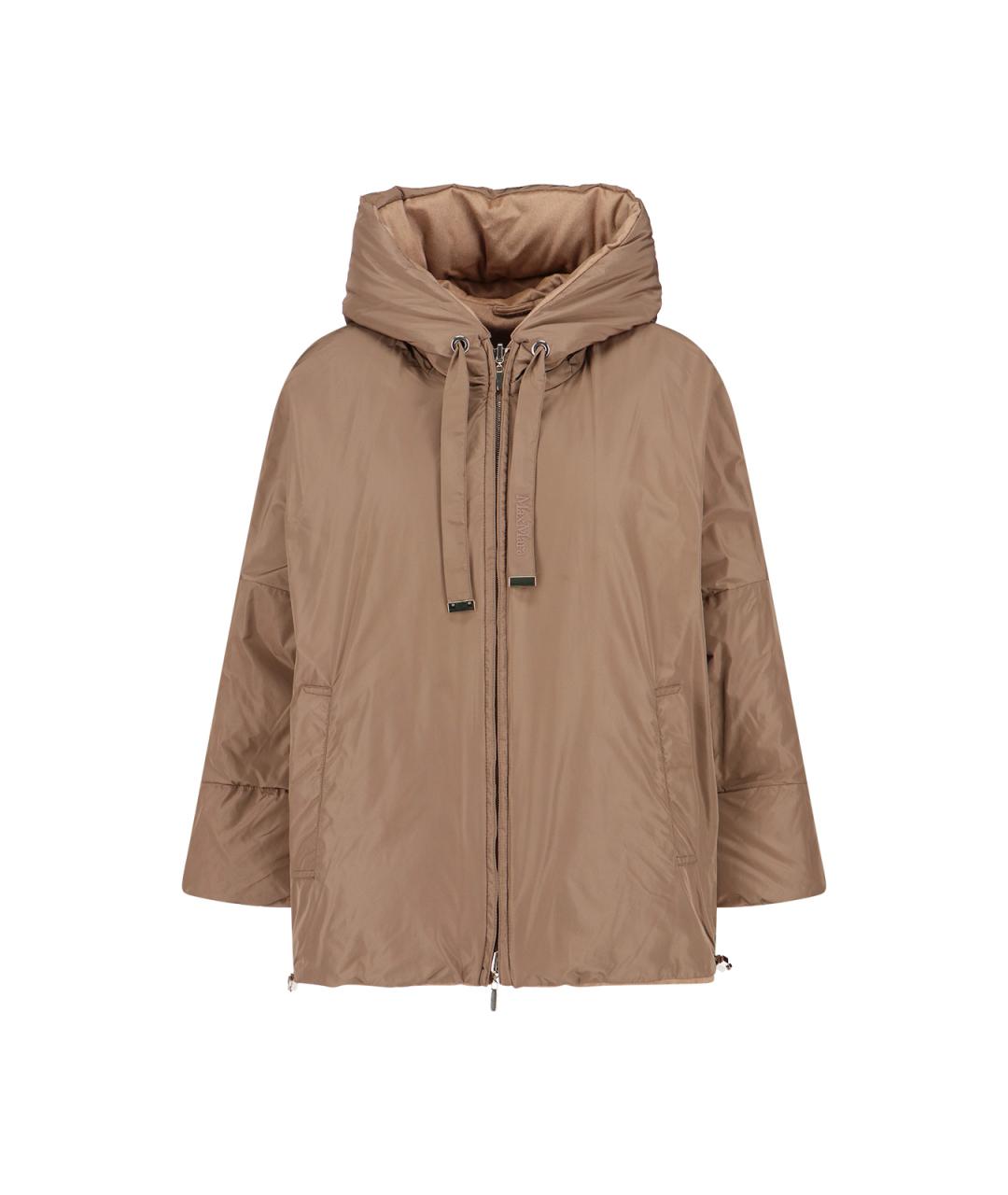 MAX MARA Бежевый шерстяной пуховик, фото 6