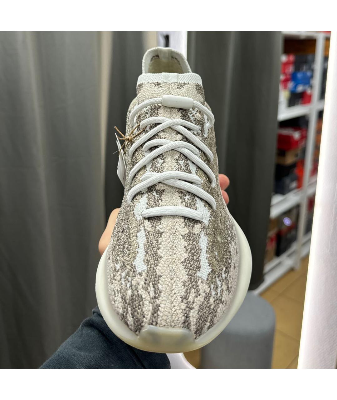 ADIDAS YEEZY Темно-синие низкие кроссовки / кеды, фото 4