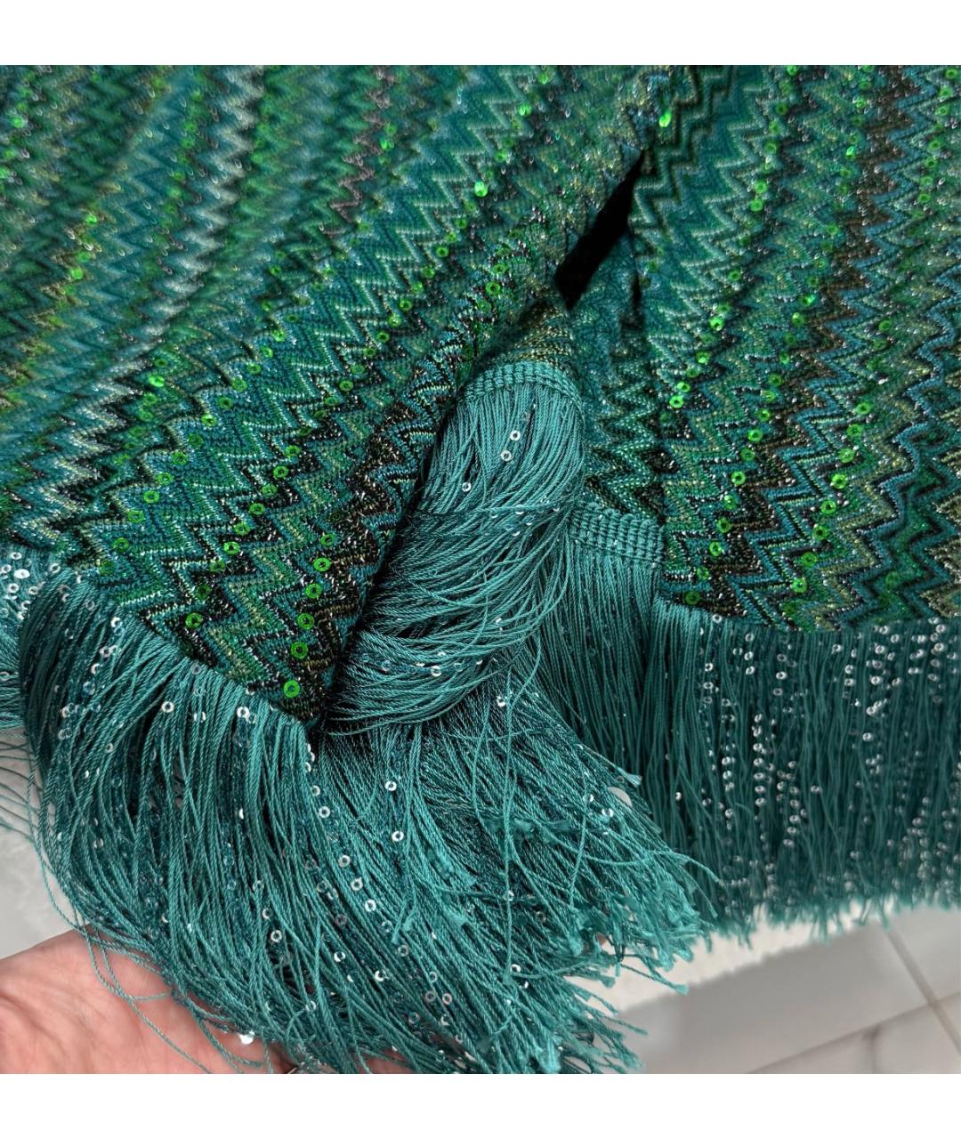 MISSONI Зеленый вискозный джемпер / свитер, фото 6