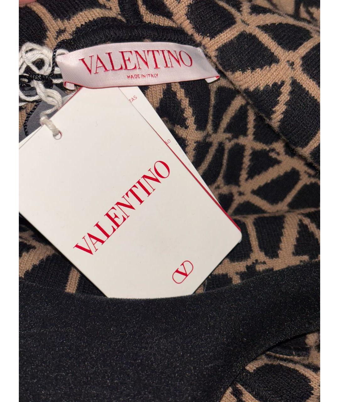 VALENTINO Коричневый шерстяной джемпер / свитер, фото 3