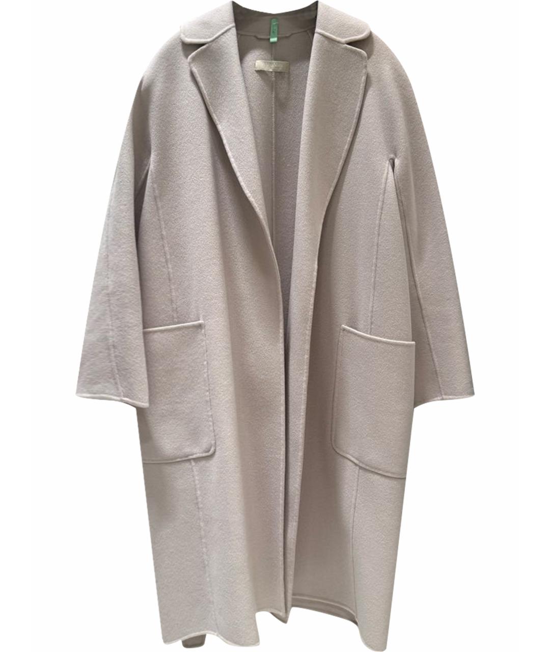 'S MAX MARA Серое шерстяное пальто, фото 1