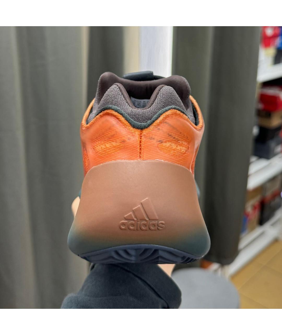 ADIDAS YEEZY Коричневые низкие кроссовки / кеды, фото 6
