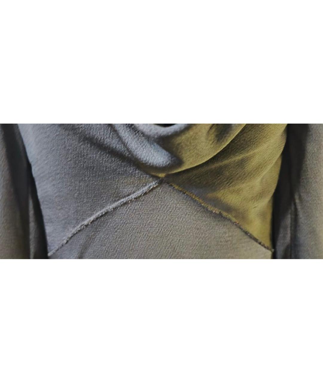 CALVIN KLEIN Черное вискозное повседневное платье, фото 9