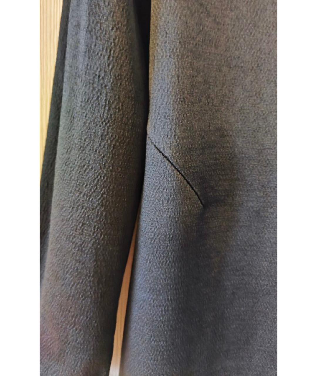 CALVIN KLEIN Черное вискозное повседневное платье, фото 4