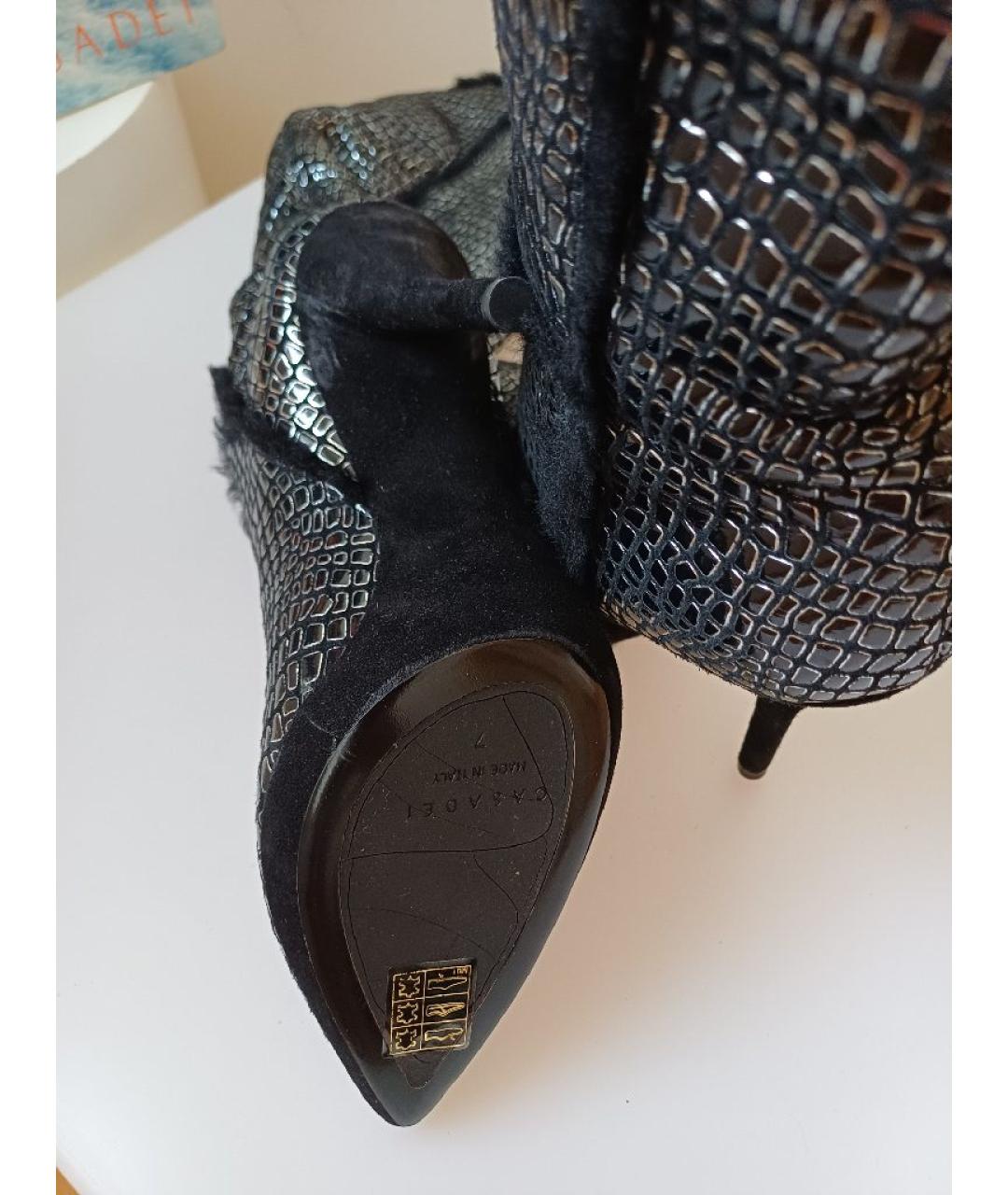 CASADEI Кожаные ботфорты, фото 7