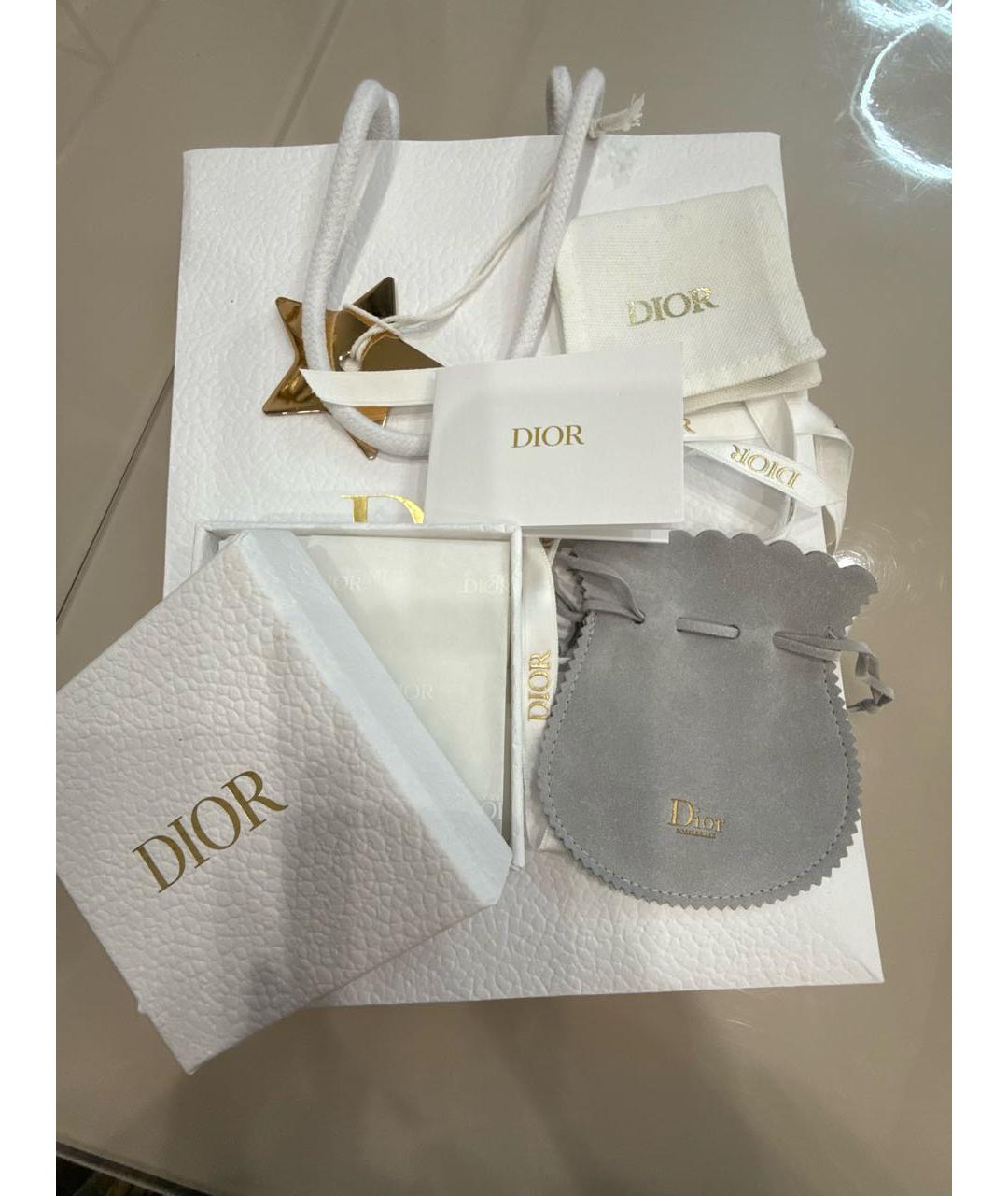 CHRISTIAN DIOR Серебряные металлические серьги, фото 5