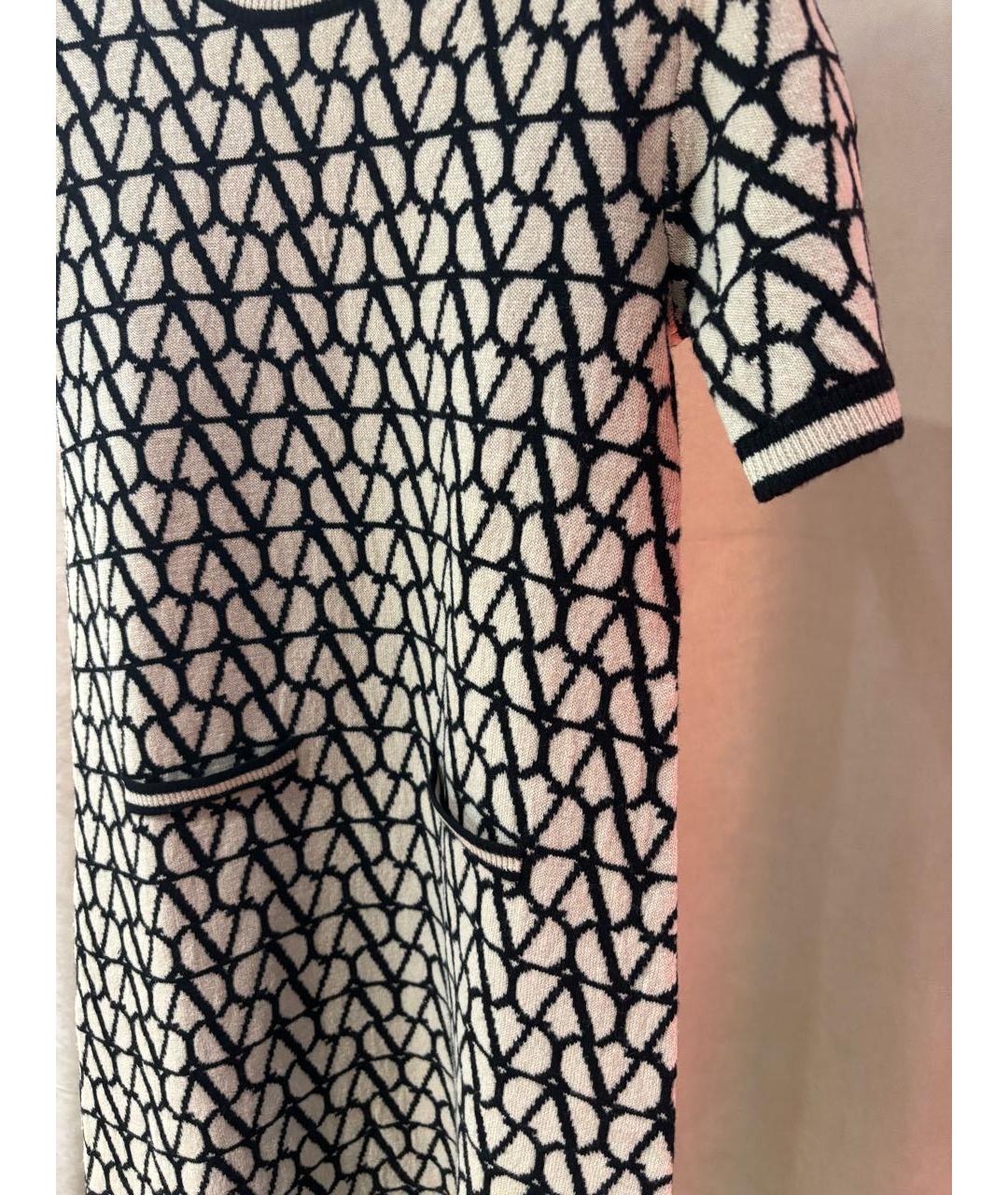 VALENTINO Бежевое шерстяное повседневное платье, фото 8