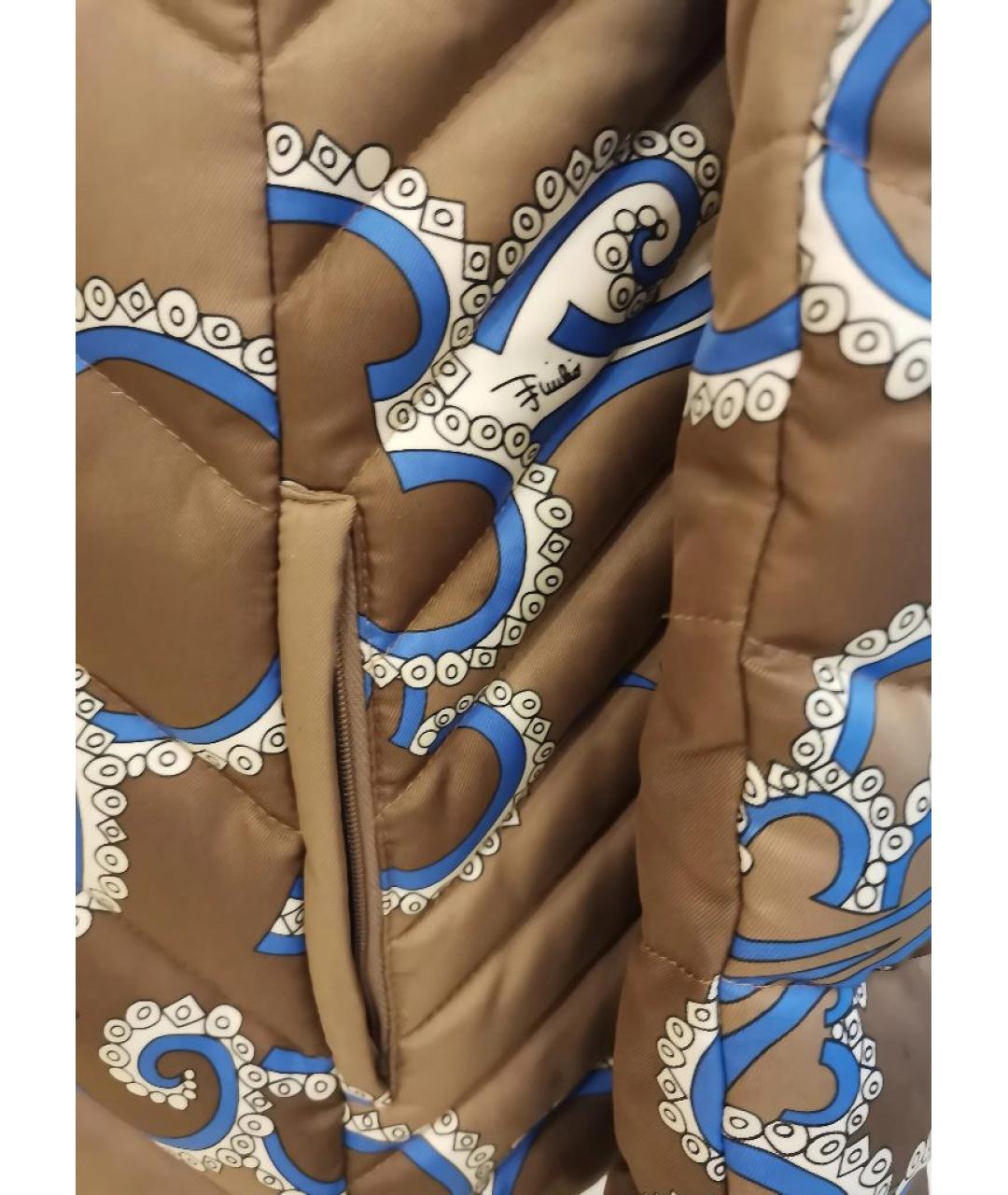 EMILIO PUCCI Мульти полиэстеровая куртка, фото 4