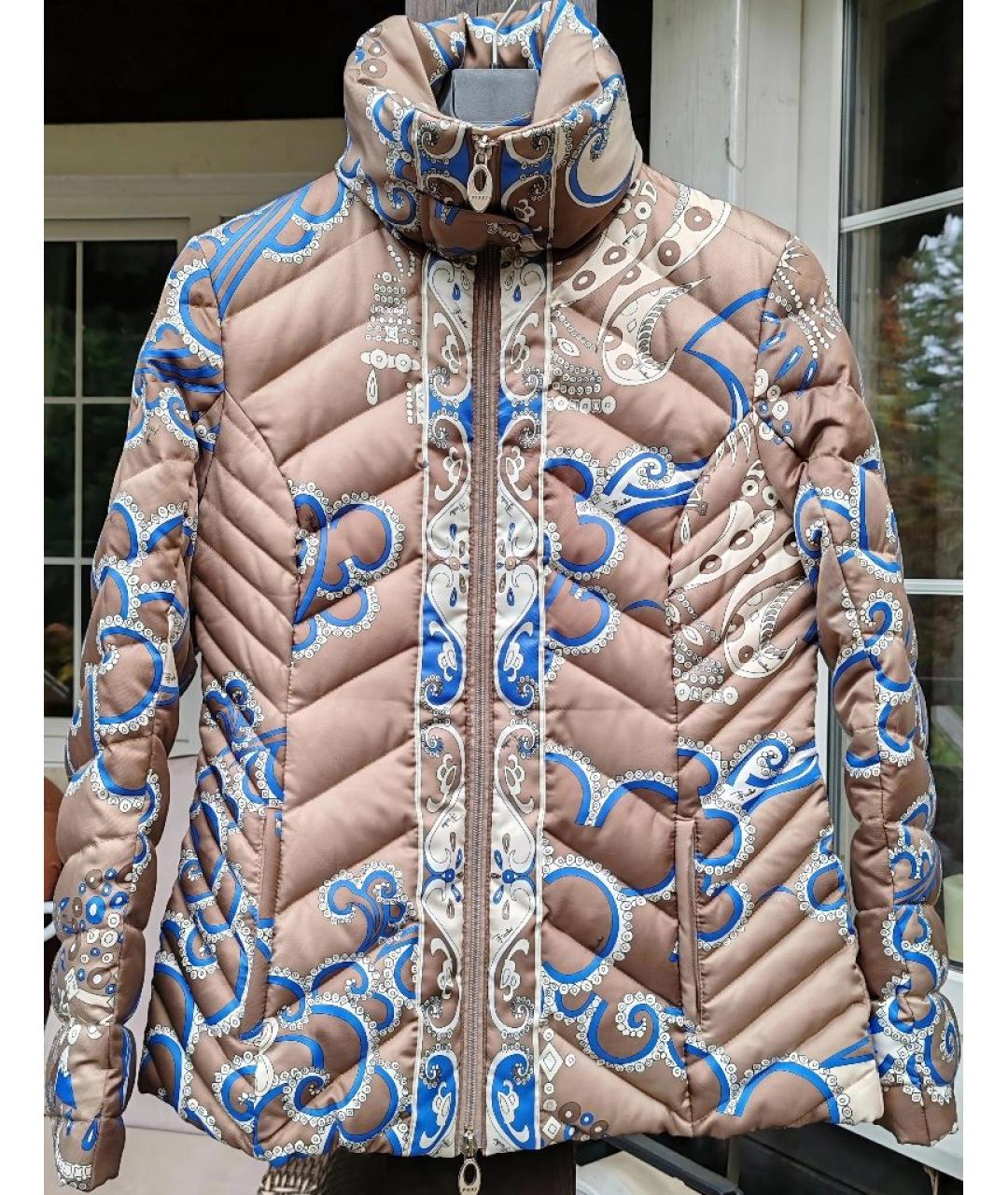 EMILIO PUCCI Мульти полиэстеровая куртка, фото 9