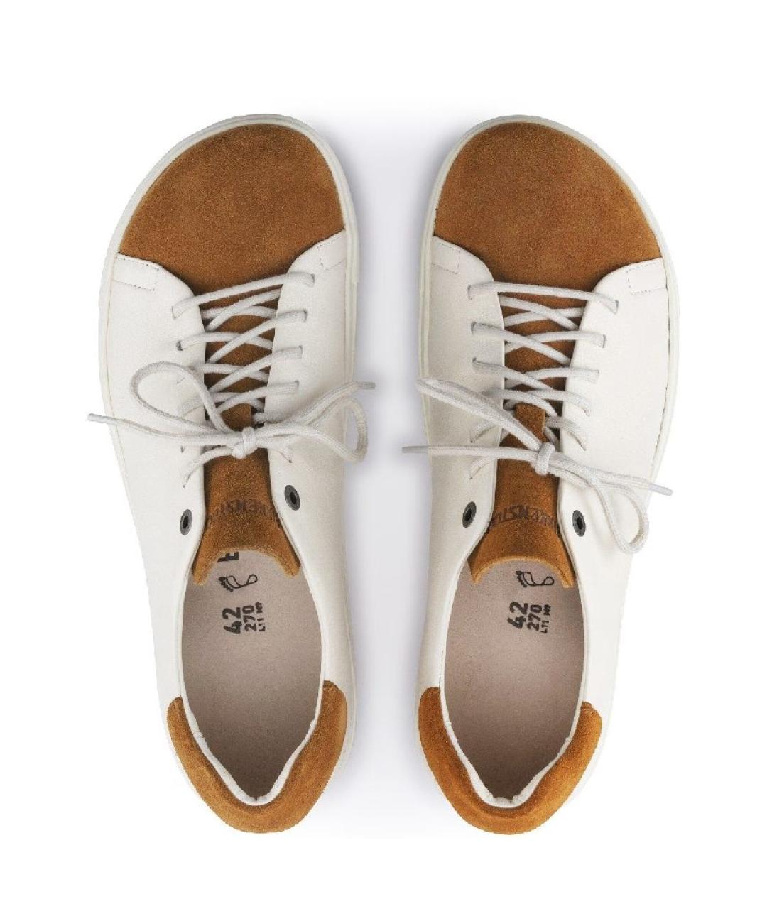 BIRKENSTOCK Белые нубуковые кроссовки, фото 3