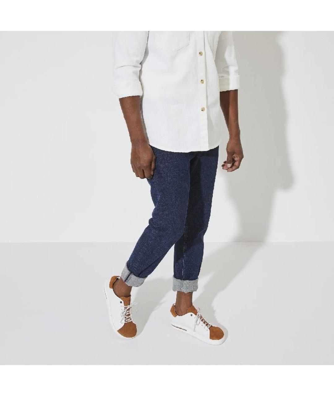 BIRKENSTOCK Белые нубуковые кроссовки, фото 5