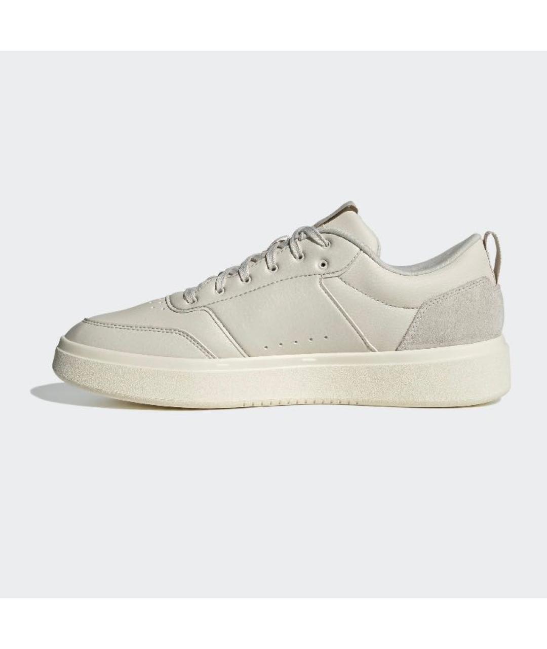 ADIDAS Бежевые кожаные низкие кроссовки / кеды, фото 6