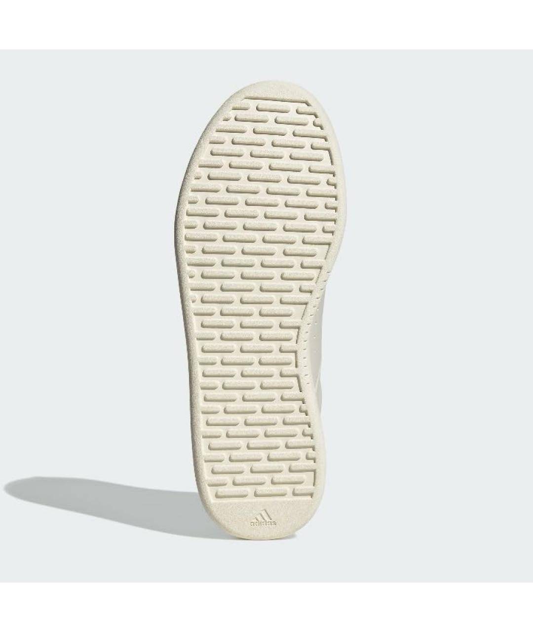 ADIDAS Бежевые кожаные низкие кроссовки / кеды, фото 3