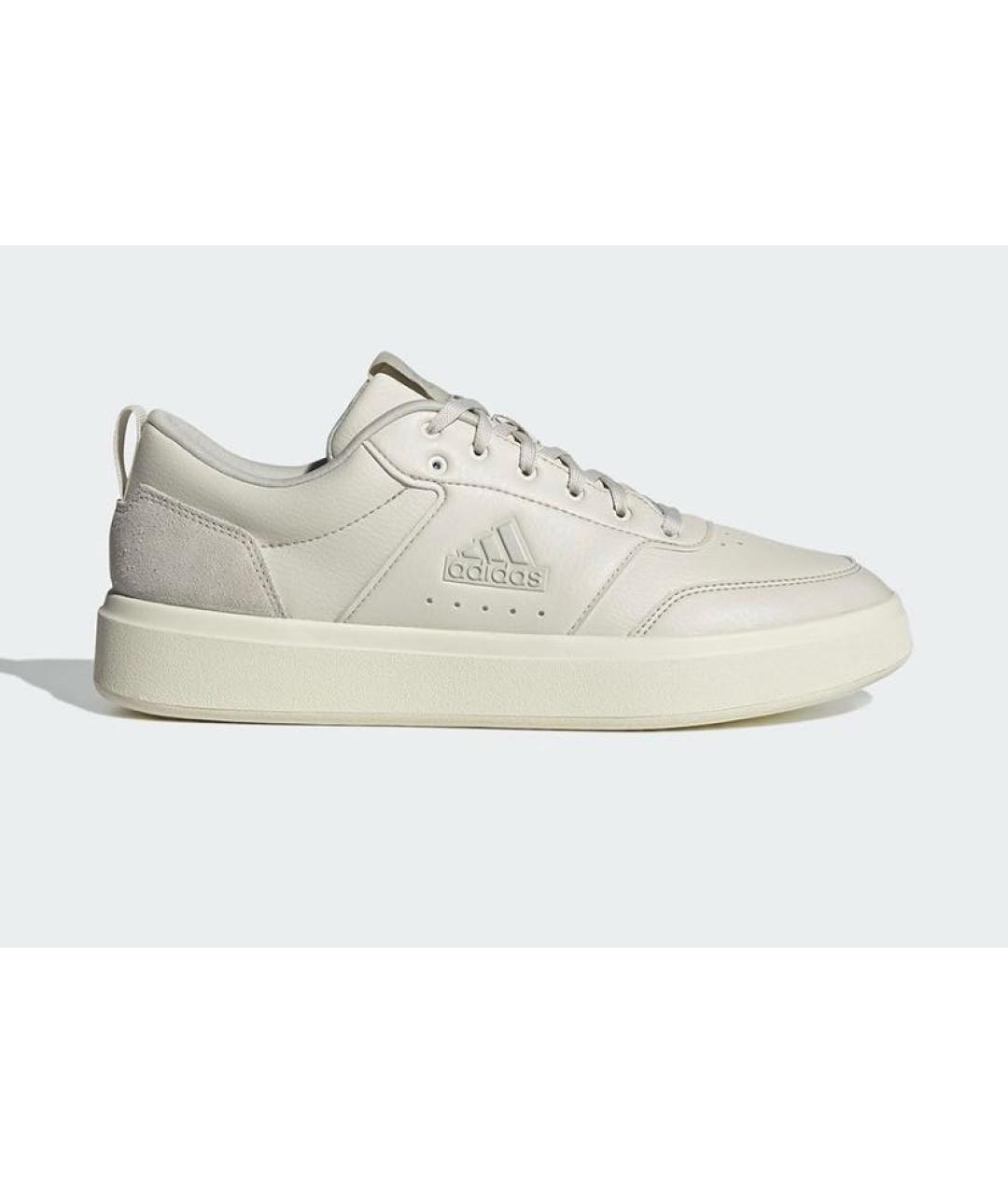 ADIDAS Бежевые кожаные низкие кроссовки / кеды, фото 9