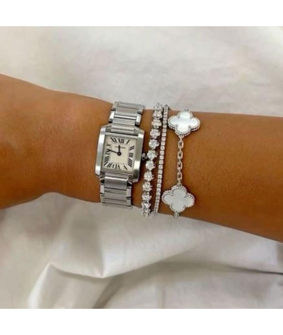 VAN CLEEF & ARPELS Белый браслет из белого золота, фото 4