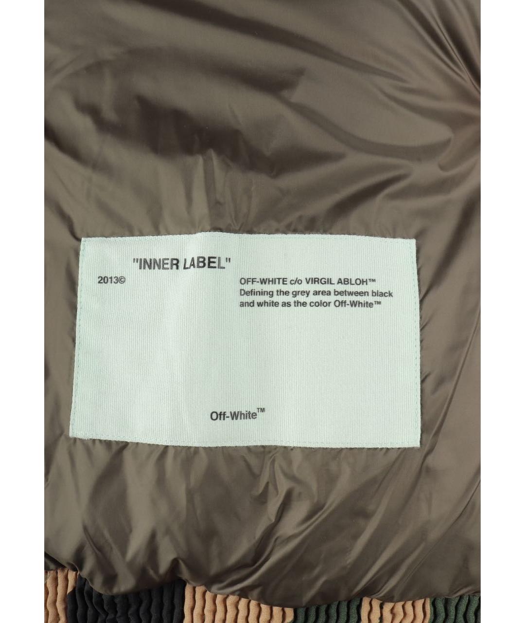 OFF-WHITE Хаки полиамидовый жилет, фото 4