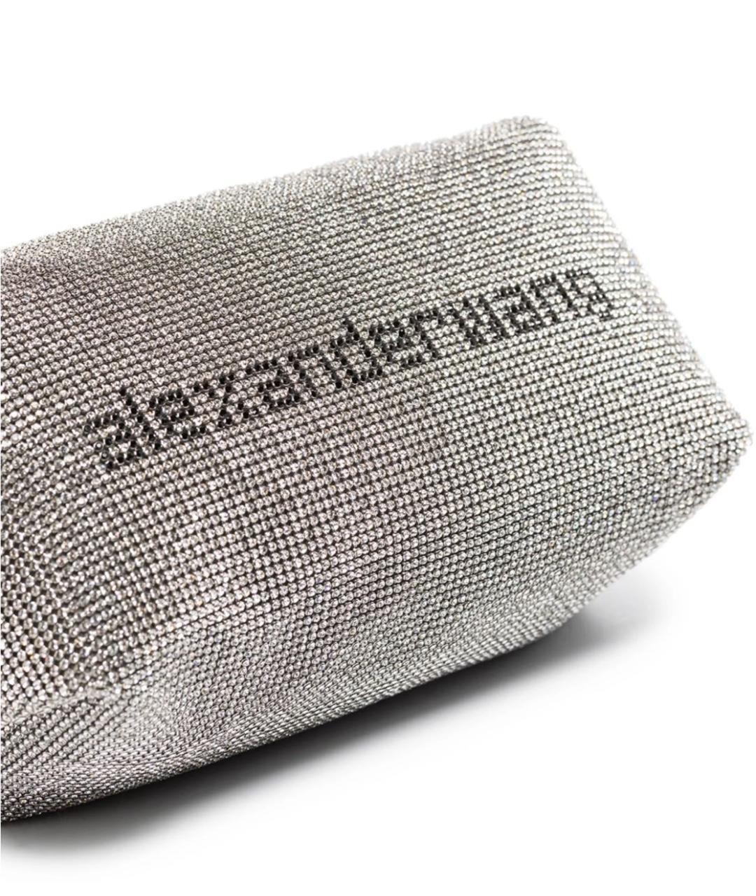 ALEXANDER WANG Серебряная сумка с короткими ручками, фото 3